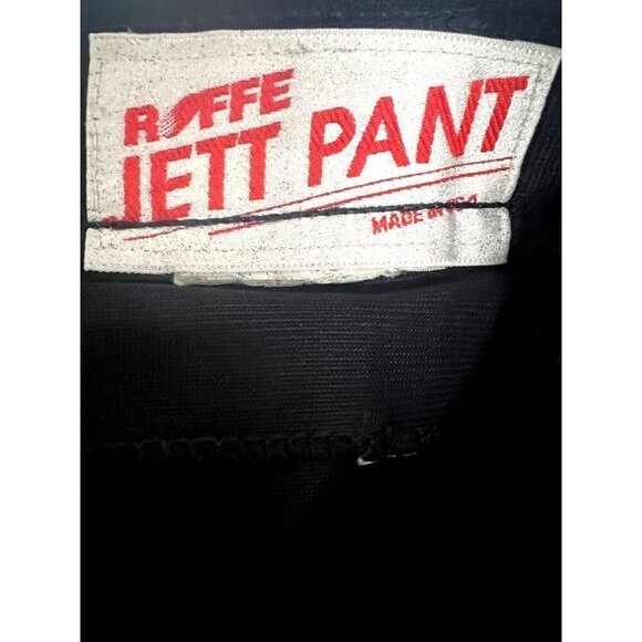Roffe Jett Womens Vintage 80s Black Winter Ski Pants Small Stretch High Rise - Picture 6 of 7